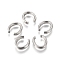 Tarnish Resistant 304 Stainless Steel Open Quick Link Connectors, Linking Rings, Stainless Steel Color, 10x9.5x2.2mm