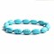 Turquoise Bracelet with Elastic Rope Bracelet, Male and Female Lovers Best Friend, Bead: 6mm