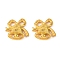 Alloy Cabochons, Bell, for Christmas Day, Golden, 10mm