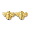 304 Stainless Steel Beads, Bees, Golden, 11x15x4mm, Hole: 1.5mm