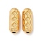 304 Stainless Steel Beads, Tube, Real 18K Gold Plated, 18.5x7.5x6.5mm, Hole: 2mm