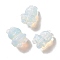Opalite Beads, Rabbit, 19~19.5x14.5~16x11~12.5mm, Hole: 1mm