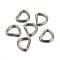 Tarnish Resistant 304 Stainless Steel D Rings, Buckle Clasps, For Webbing, Strapping Bags, Garment Accessories, Stainless Steel Color, 9x11x1.5mm, Inner Size: 6x8mm