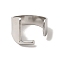 Non-Tarnish 201 Stainless Steel Finger Rings, Letter L, Inner Diameter: 18mm