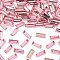 Preciosa® MAXIMA Crystal Fancy Stones, Czech Crystal, 435 26 212 Baguette, Dura Foiling, 70020 Light Rose, 4x2mm