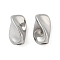 304 Stainless Steel Beads, Twist, Stainless Steel Color, 10x5.5x5.5mm, Hole: 1.8mm