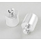 Brass Silver Color Plated Cord End Caps, Nickel Free, 10x6x5.5mm, Hole: 1.2mm, Inner Diameter: 5.5mm