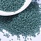MIYUKI Delica Beads, Cylinder, Japanese Seed Beads, 11/0, (DB2131) Duracoat Dyed Opaque Eucalyptus, 1.3x1.6mm, Hole: 0.8mm, about 2000pcs/10g