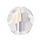Preciosa® Crystal Beads, Czech Crystal, 451 19 602 Round, 00030 242 Argent Flare, 6mm, Hole:1.2mm