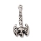 Non-Tarnish 304 Stainless Steel Pendants, Axe, Stainless Steel Color, 34x16.5x4mm, Hole: 1.6mm