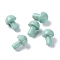 Synthetic Turquoise Mushroom Gua Sha Stone, Gua Sha Scraping Massage Tool, for SPA Relaxing Meditation Massage, 21x15mm
