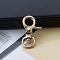 Alloy Swivel Snap Hook Clasps, Swivel Lobster Claw Clasps, Light Gold, 32mm