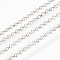 Iron Ball Chains, Beads Chain, Soldered, with Spool, Lead Free & Cadmium Free & Nickel Free, Antique Silver, 1.5mm, about 328.08 Feet(100m)/roll