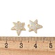 Латунные микропаве прозрачные подвески с фианитом KK-Q031-29G-3