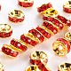 Латунь марки А горный хрусталь Spacer бисер RSB038NF-08G-1