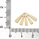 Латунные подвески KK-O100-20G-02-3