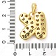 Латунные микро проложить кубического циркония подвески KK-E061-03G-11-3