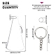 Сделай сам брелок DIY-BC0010-82P-2