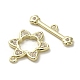 Латунные застежки с цирконами KK-C048-04A-G-3