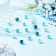 100 шт. перламутровые стеклянные бусины Ocean Mix HY-HY0001-04A-4