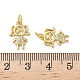 Латунные микро проложить кубического циркония подвески KK-L243-12G-01-3
