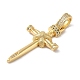Подвески из латуни и кубического циркония KK-L216-054G-01-2