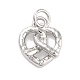Подвески в форме сердца из латуни KK-M293-01P-1