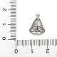 Латунь с подвесками из прозрачного кубического циркония KK-L238-32P-3