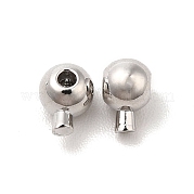 Зажимные бусины из латуни KK-Q773-05P