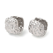 Женские серьги-кольца из кованой латуни KK-C028-06P