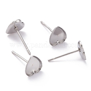 Серьги-гвоздики из нержавеющей стали 304 STAS-J032-13