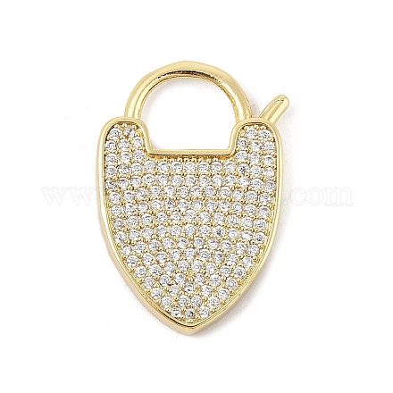 Латунные микро проложить кубического циркония подвески KK-P299-13G-1