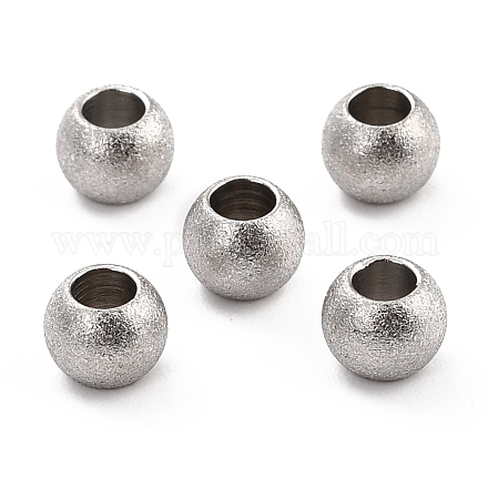 Бусины из нержавеющей стали 201 STAS-STAS-Z039-02J-P-1