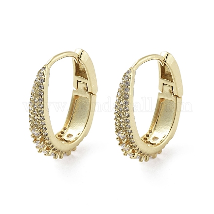 Серьги хмель из латуни с цирконием EJEW-Q811-31G-1