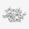 Tibetan Style Alloy Beads, Lead Free & Cadmium Free, Dragonfly, Antique Silver, 7x19x2.5mm, Hole: 1.5mm