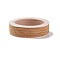 Braided Nylon Threads, Dyed, Knotting Cord, for Chinese Knotting, Crafts and Jewelry Making, Wheat, 1mm, about 21.87 yards(20m)/roll