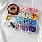 Sealing Wax Particles, for Retro Seal Stamp, with Sealing Wax Stove, Spoon and Candle, Colorful, 209x168x39mm