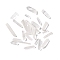 Natural Quartz Crystal Beads, Rock Crystal Beads, No Hole/Undrilled, Chip, 13.5~37.5x2.5~9x3.5~8mm
