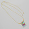 Bohemian Style Handwoven Heart Pendant Necklaces for Men and Women, Adjustable Necklaces
