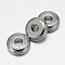 Flat Round Brass Spacer Beads, Platinum, 4x1.5mm, Hole: 1.5mm