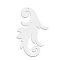 Non-Tarnish 201 Stainless Steel Pendants, Laser Cut, Flower, Stainless Steel Color, 37x23x1mm, Hole: 1.5mm
