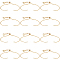 1 Box 12Pcs Slider Bracelet Chain Adjustable Slider Bracelets Brass Extender Chains with Rhinestone Gold Slider Bracelets Ball Ends Findings for Jewelry Making Chains Supplies DIY Bracelet