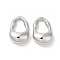 Non-Tarnish 304 Stainless Steel Pendants, Lock Charm, Stainless Steel Color, 19x12.5x6mm, Hole: 11x8.5mm