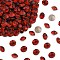 Preciosa® MAXIMA Crystal Round Stones, Czech Crystal, Dura Foiling, Round(431 11 615 Chaton), 90075 Red Velvet, SS45(9.85~10.2mm)
