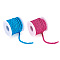 Pandahall 2 Rolls 2 Colors Polyester Milan Cord, Twisted Cord, Mixed Color, 5mm, about 4.37 yards(4m)/roll, 1 roll/color
