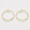 Alloy Open Back Bezel Pendants, For DIY UV Resin, Epoxy Resin, Pressed Flower Jewelry, Ring, Light Gold, 21.5x22.5x1.5mm, Hole: 3x1.5mm