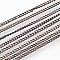Electroplate Brass Twisted Chains, Diamond Cut Chains, Soldered, Faceted, Gunmetal & Golden, 2x1x0.4mm