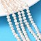 Natural Cultured Freshwater Pearl Beads Strands, Grade A++, Potato, Old Lace, 5~6mm, Hole: 0.8mm, about 57~58pcs/strand, 13.50~13.70 inch(34.3~34.8cm)