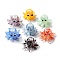 Handmade Lampwork Beads, with Enamel, Octopus, Mixed Color, 13.5~15x20.5~24.5x21.5~24.5mm, Hole: 1.6~2mm