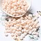 Opaque Colours Glass Seed Beads, Column, Antique White, 6x3mm, Hole: 1.4mm, about 2027pcs/pound